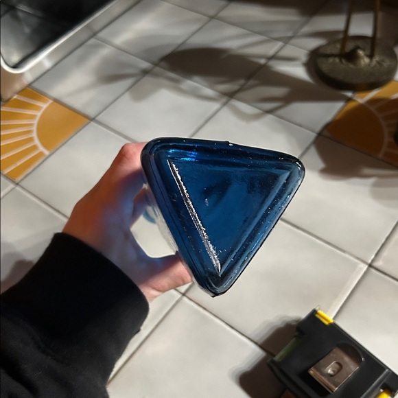 Cobalt Blue Glass Bottle - Picture 4 of 4